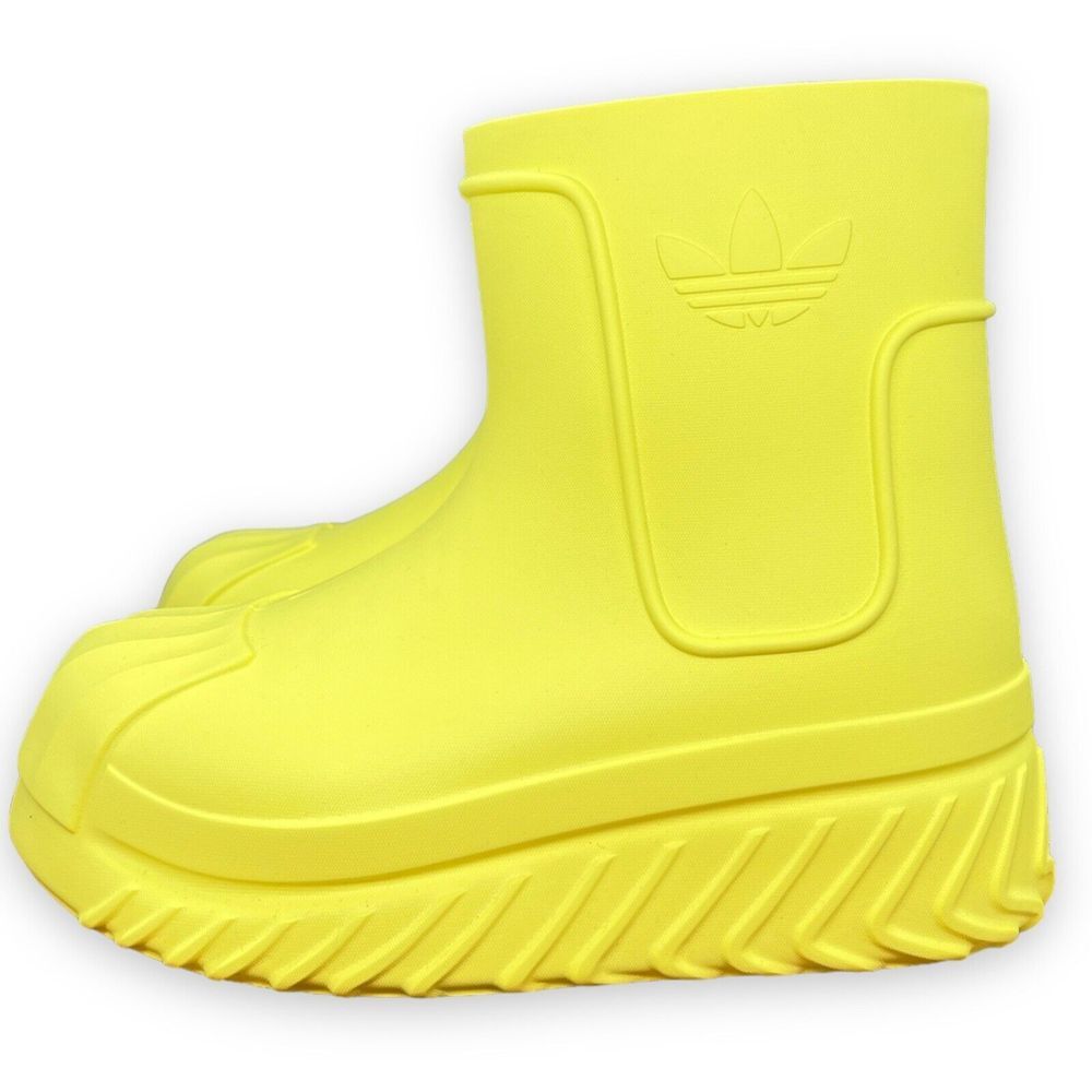 Adidas Boots‎ Women 6.5 Yellow Platform Originals Adiform Superstar SST RARE
